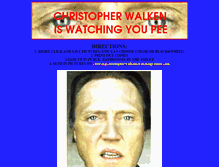 Tablet Screenshot of christopherwalkeniswatchingyoupee.com
